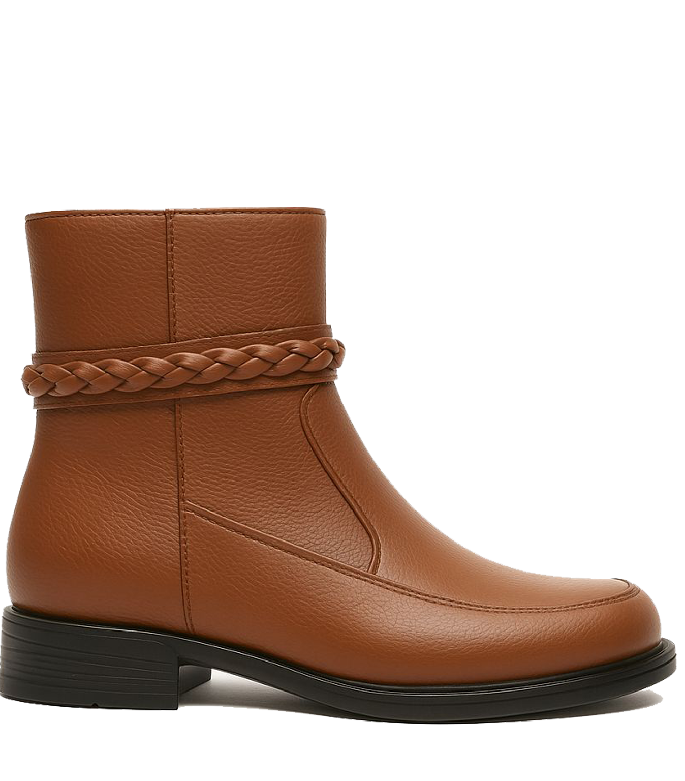 بوت حريمي ضفيرة هافان ( جلد طبيعي )